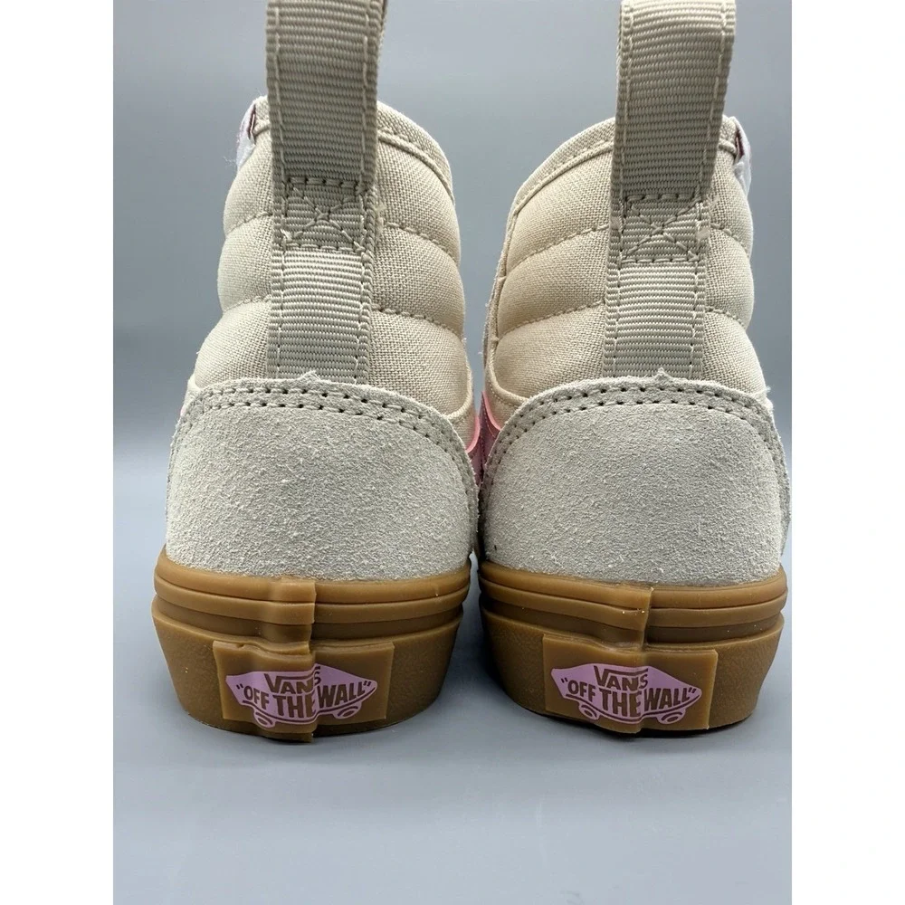 Vans Ashwood Hi Decon Suede/Canvas Oatmeal/Gum‎ Youth 5 Skate School Sneakers